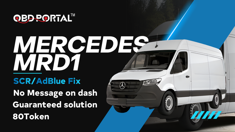 💧 OBD Portal — SCR/AdBlue Fix on Locked Mercedes Bosch MRD1 💧