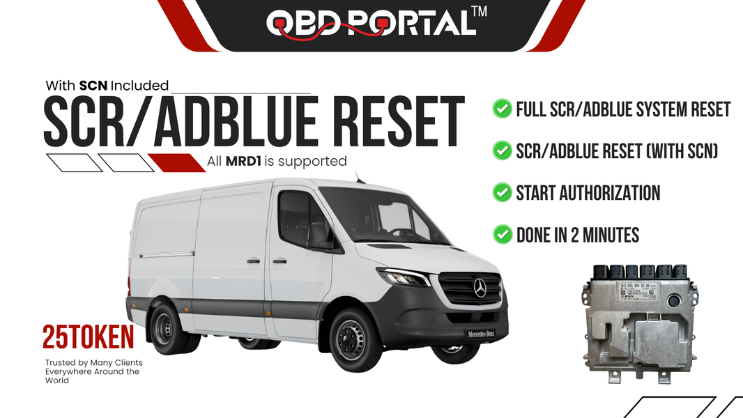 💧Mercedes MRD1 — SCR/AdBlue Reset Solution (SCN Included) 💧