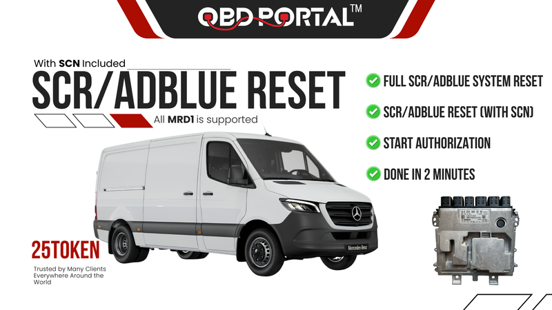 💧Mercedes MRD1 — SCR/AdBlue Reset Solution (SCN Included) 💧
