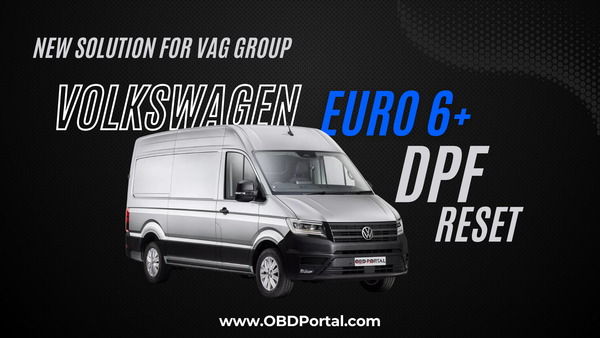 VAG Euro 6x — DPF Reset Solution